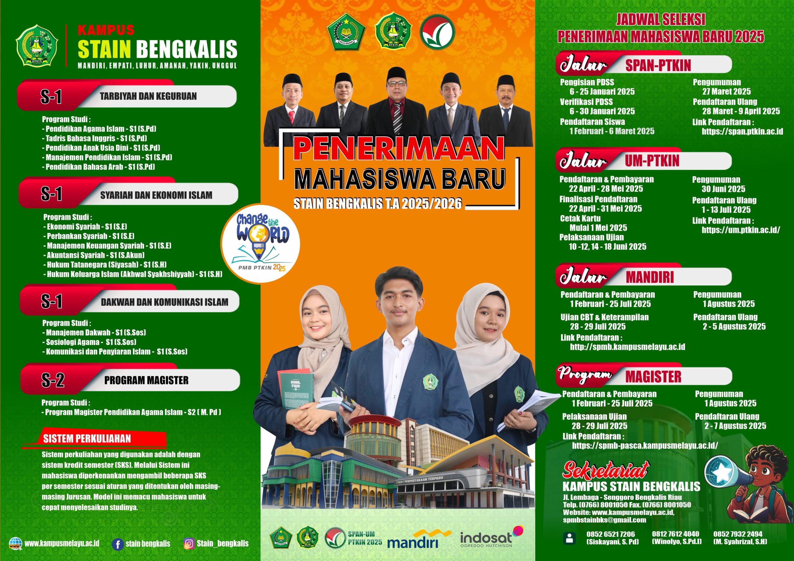 PENERIMAAN MAHASISWA BARU TAHUN AKADEMIK 2025/2026 PENERIMAAN MAHASISWA BARU TAHUN AKADEMIK 2025/2026