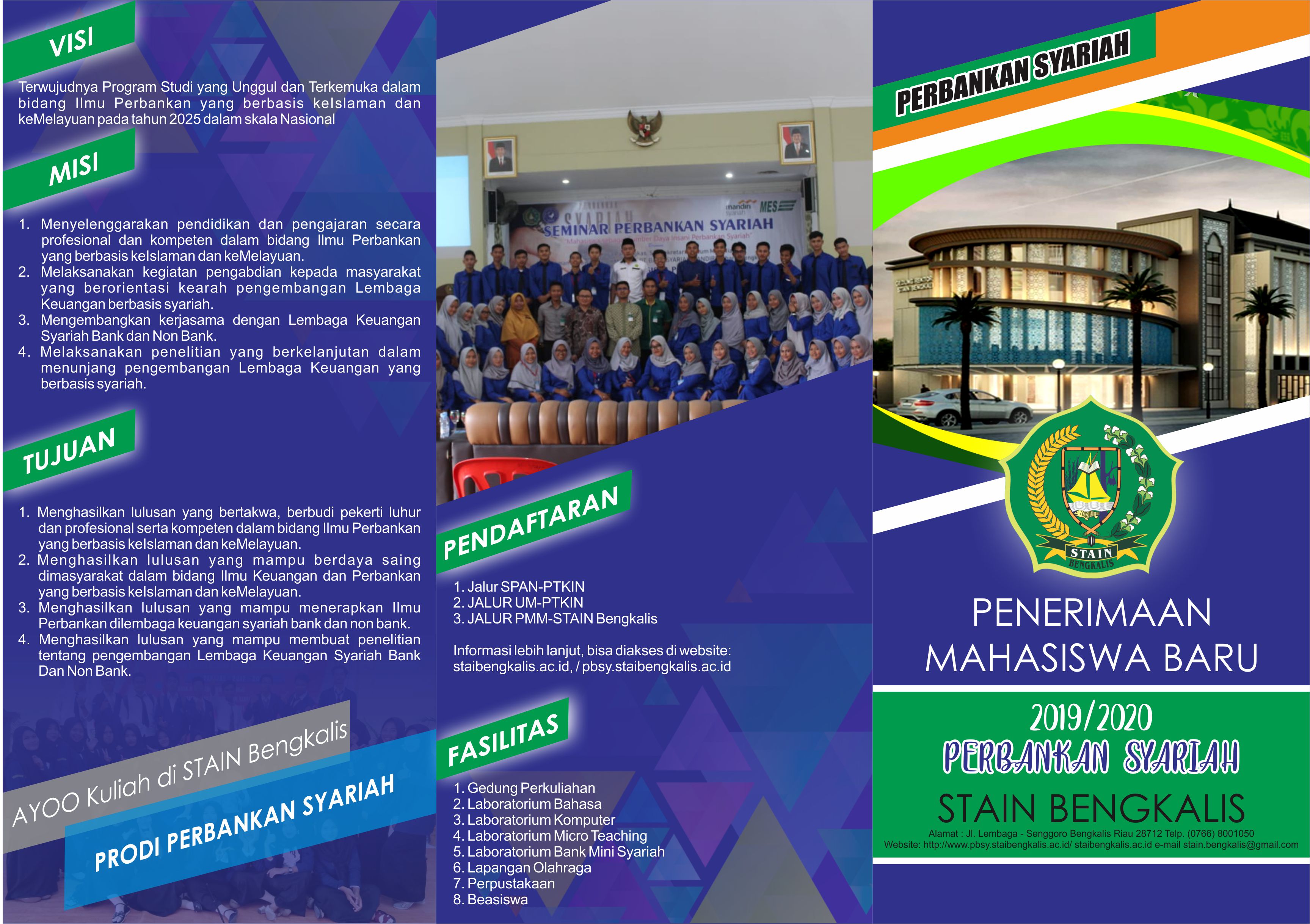 PENERIMAAN MAHASISWA BARU TAHUN AKADEMIK 2019/2020 PENERIMAAN MAHASISWA BARU TAHUN AKADEMIK 2019/2020
